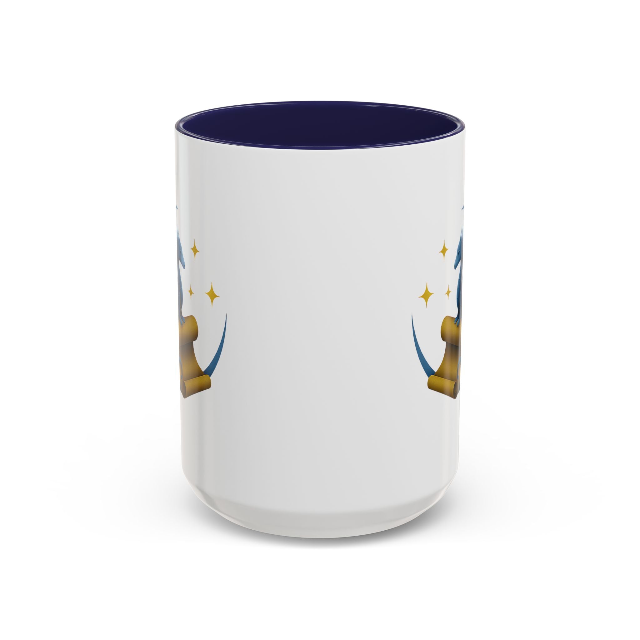Moonlit Scrolls with Accent Color Coffee Mug  (11/15oz)