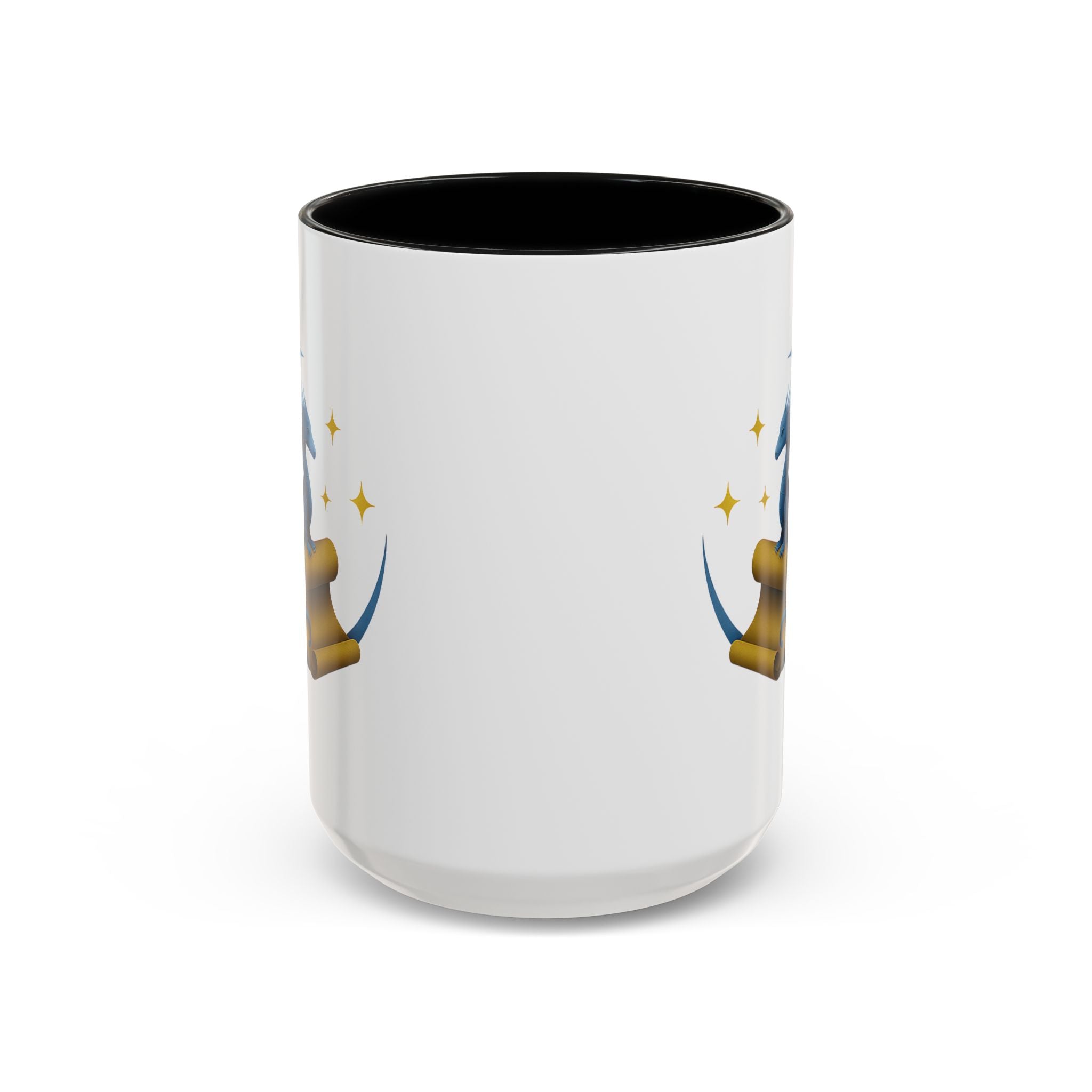 Moonlit Scrolls with Accent Color Coffee Mug  (11/15oz)