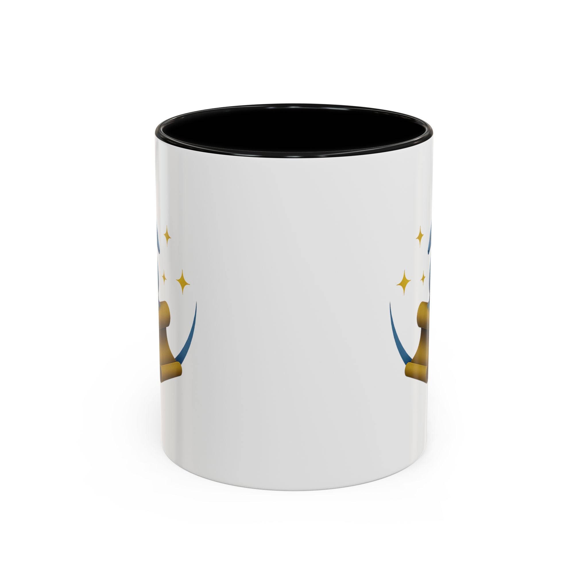 Moonlit Scrolls with Accent Color Coffee Mug  (11/15oz)
