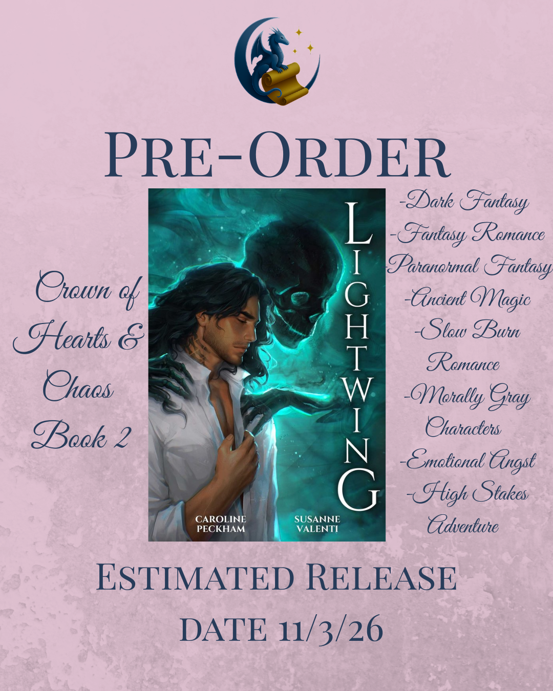 *Pre-Order * Lightwing (Crown of Hearts and Chaos #2)