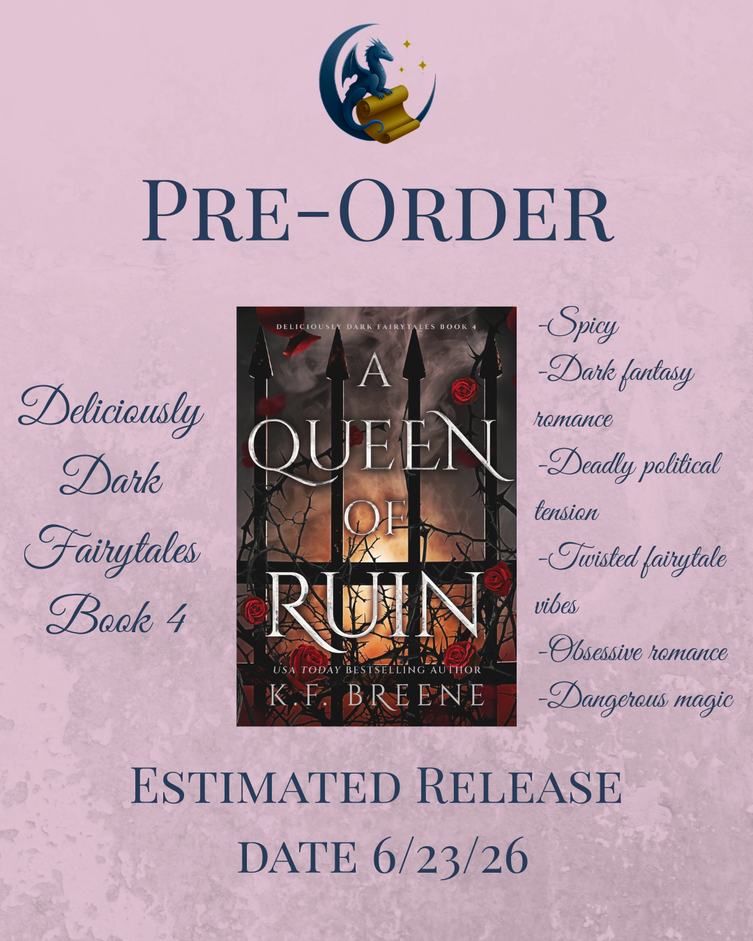 *Pre-Order* A Queen of Ruin (Deliciously Dark Fairytales #4)