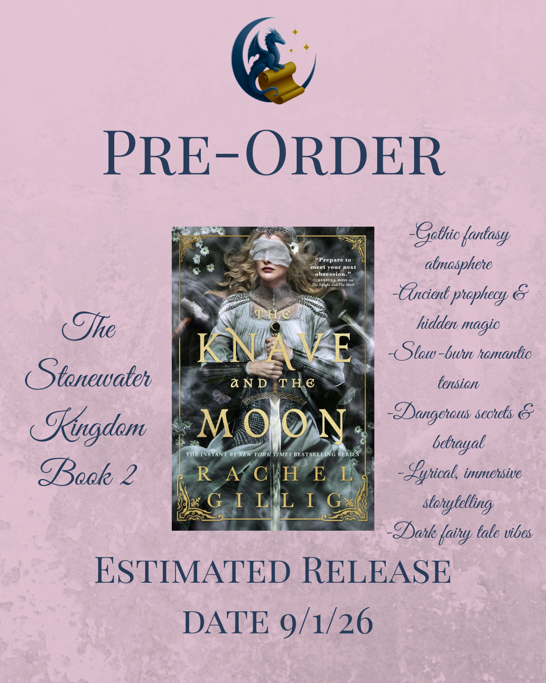 *Pre-Order* The Knave and the Moon (The Stonewater Kingdom #2)